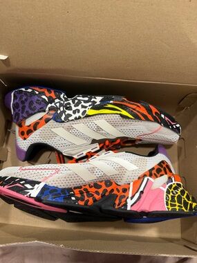 adidas Women's Multicolor Animal Print Running Sneakers